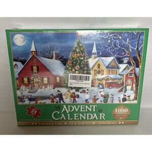 The Jigsaw Puzzle Advent Christmas Calendar 1000 Pieces 24 Boxes NIB